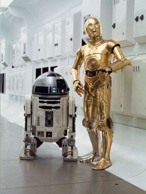 Custom Fridge Magnet C-3PO & R2-D2 Vintage Star Wars Poster